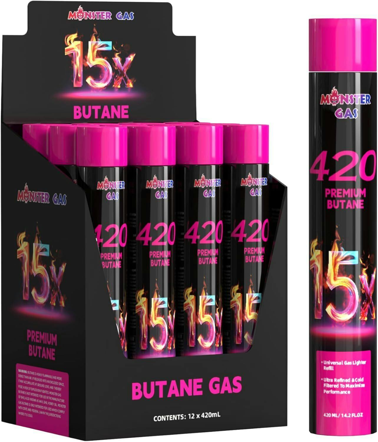 Monster Gas 850 Premium Butane