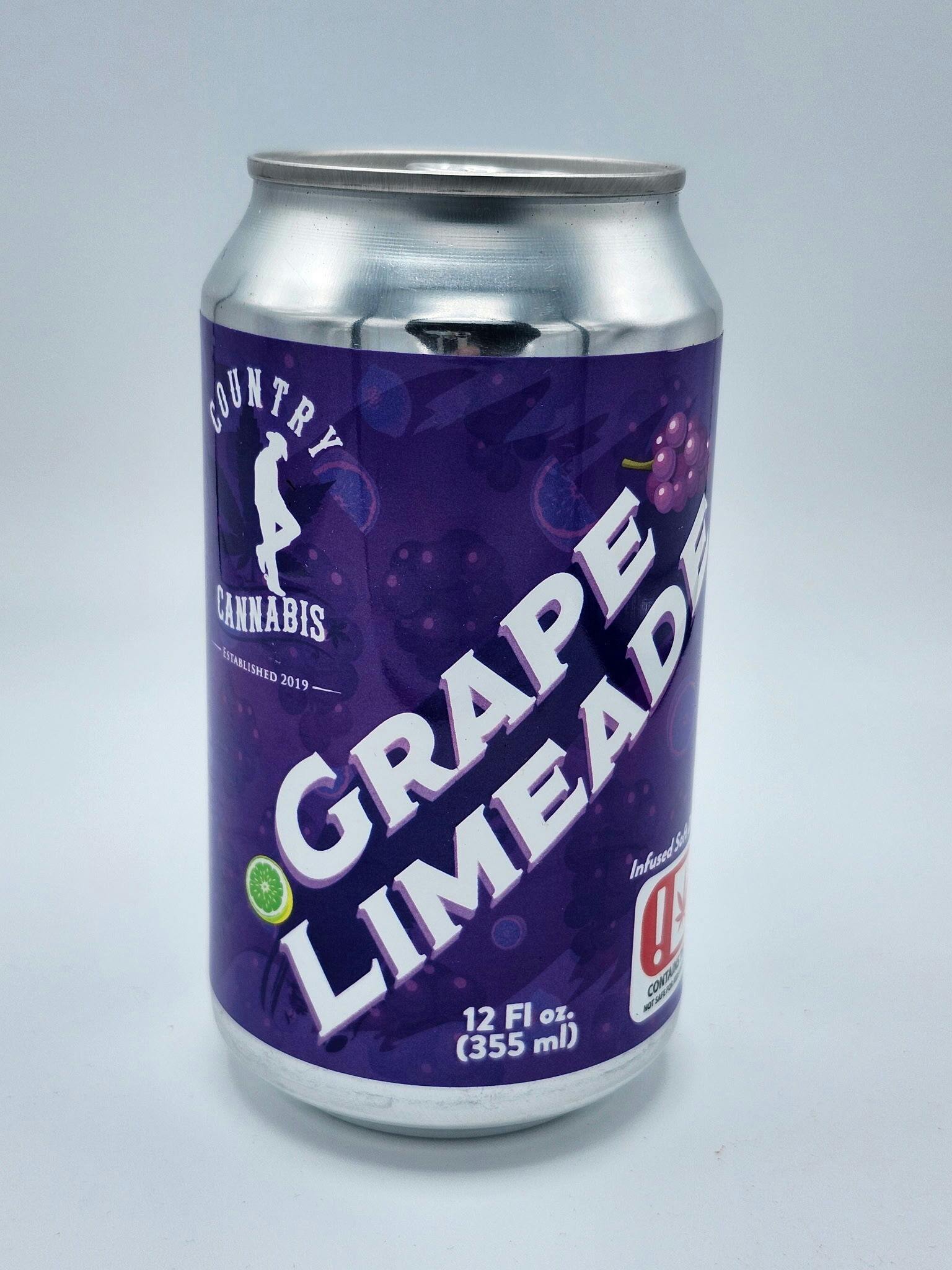 Country cannabis - Grape Limeade 25mg - 355 g