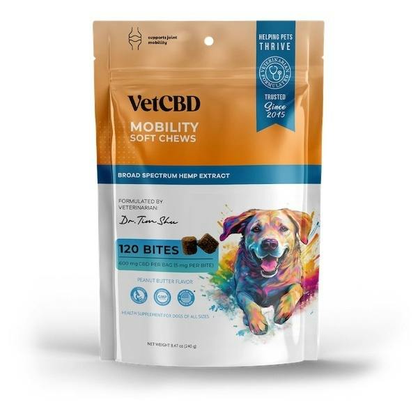 Vet CBD Mobility Soft Chews 120ct Bites