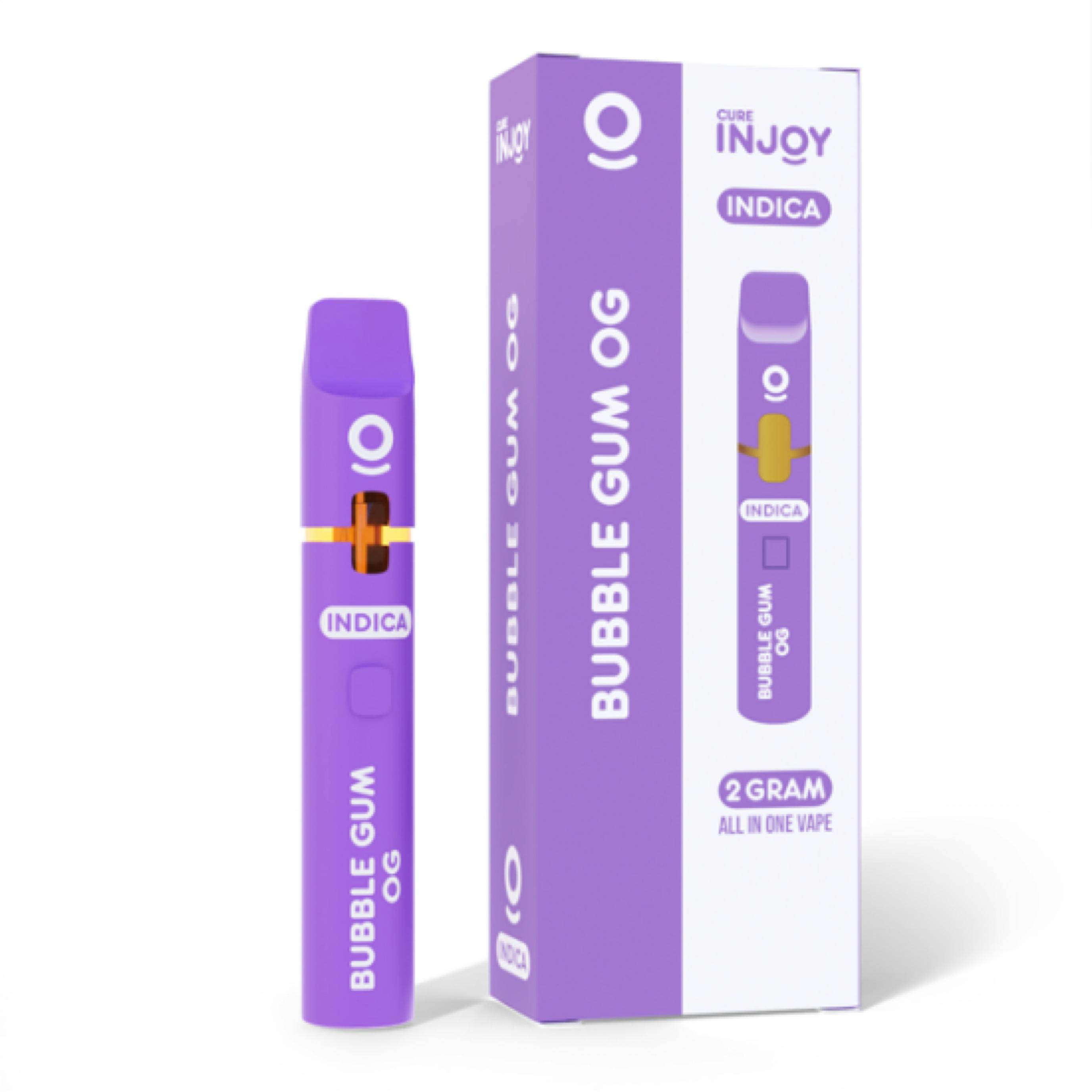 Cure Injoy - Vape Dispo - [Distillate] -Bubblegum OG - 2g