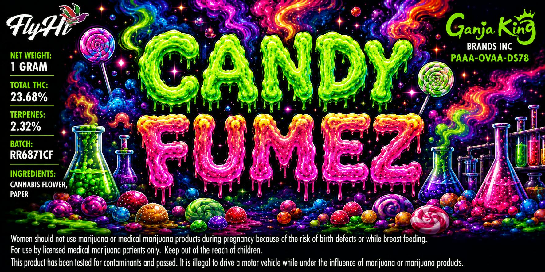 Fly Hi - 1G Pre-Roll - Candy Fumez - Hybrid