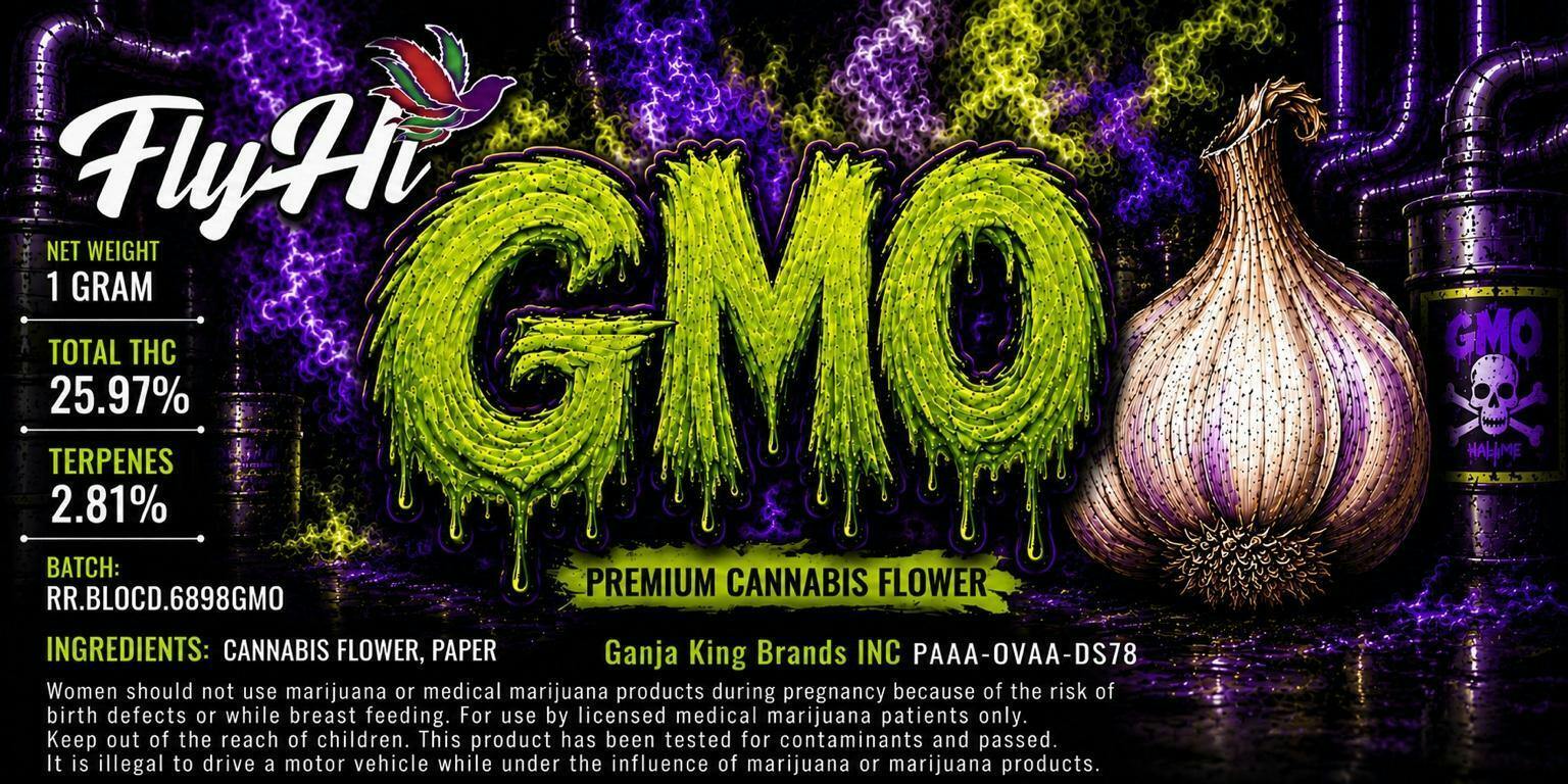 Fly Hi - 1G Pre-Roll - GMO - Indica