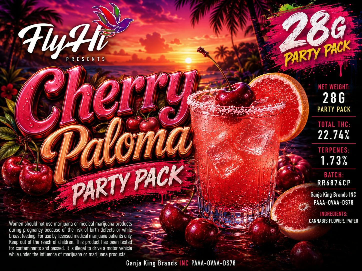 Fly Hi Of Cherry Paloma