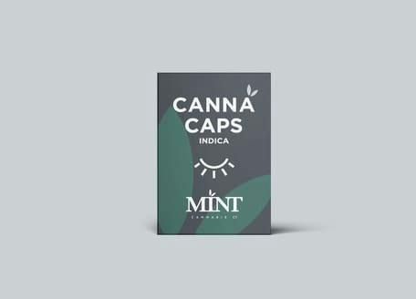 Mint Cannabis Co. - MInt Capsules -25mg Indica pack of 10 - .25 g