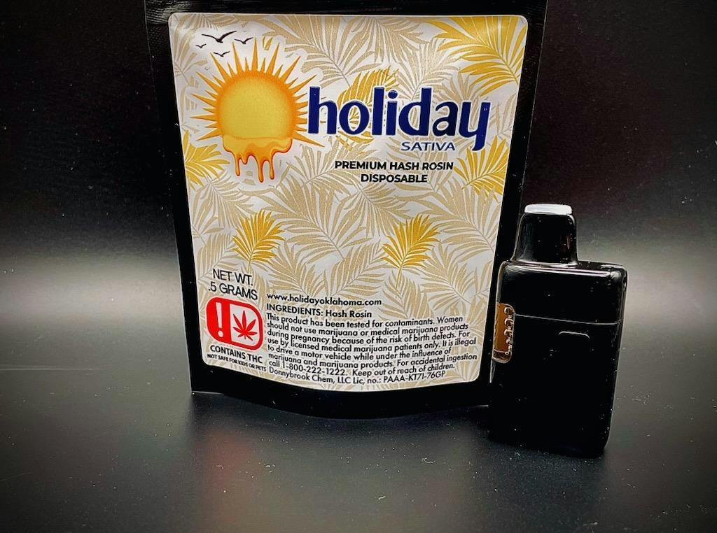Holiday Cannabis Garlic Diesel (0.5G Rosin Disposable)