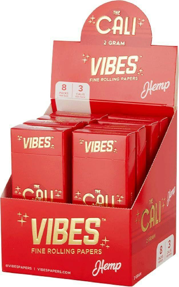 Vibes Cali Rolling Papers (Hemp) 3 Pack
