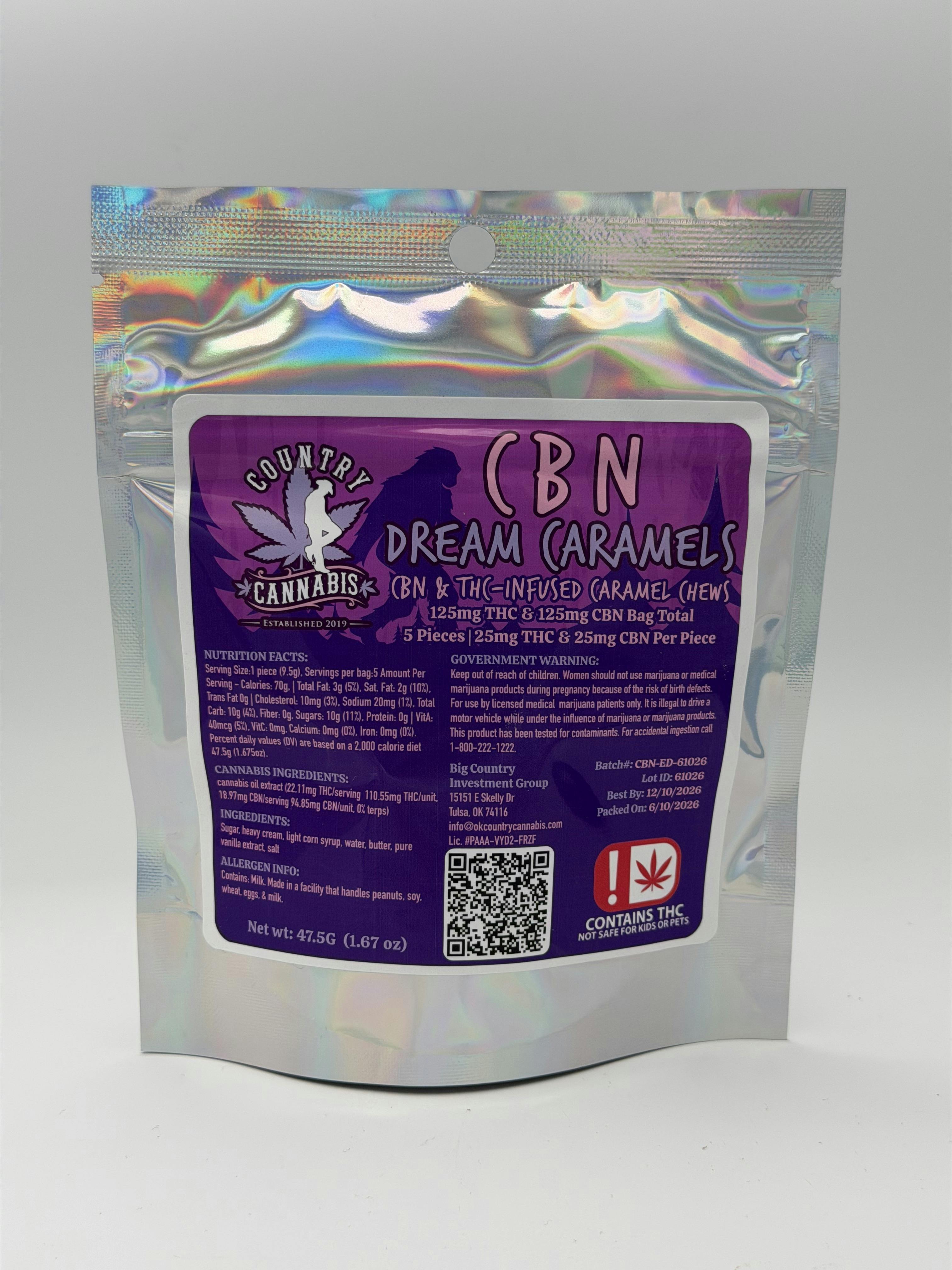 Country Cannabis - CBN Dream Caramel - 47.5g
