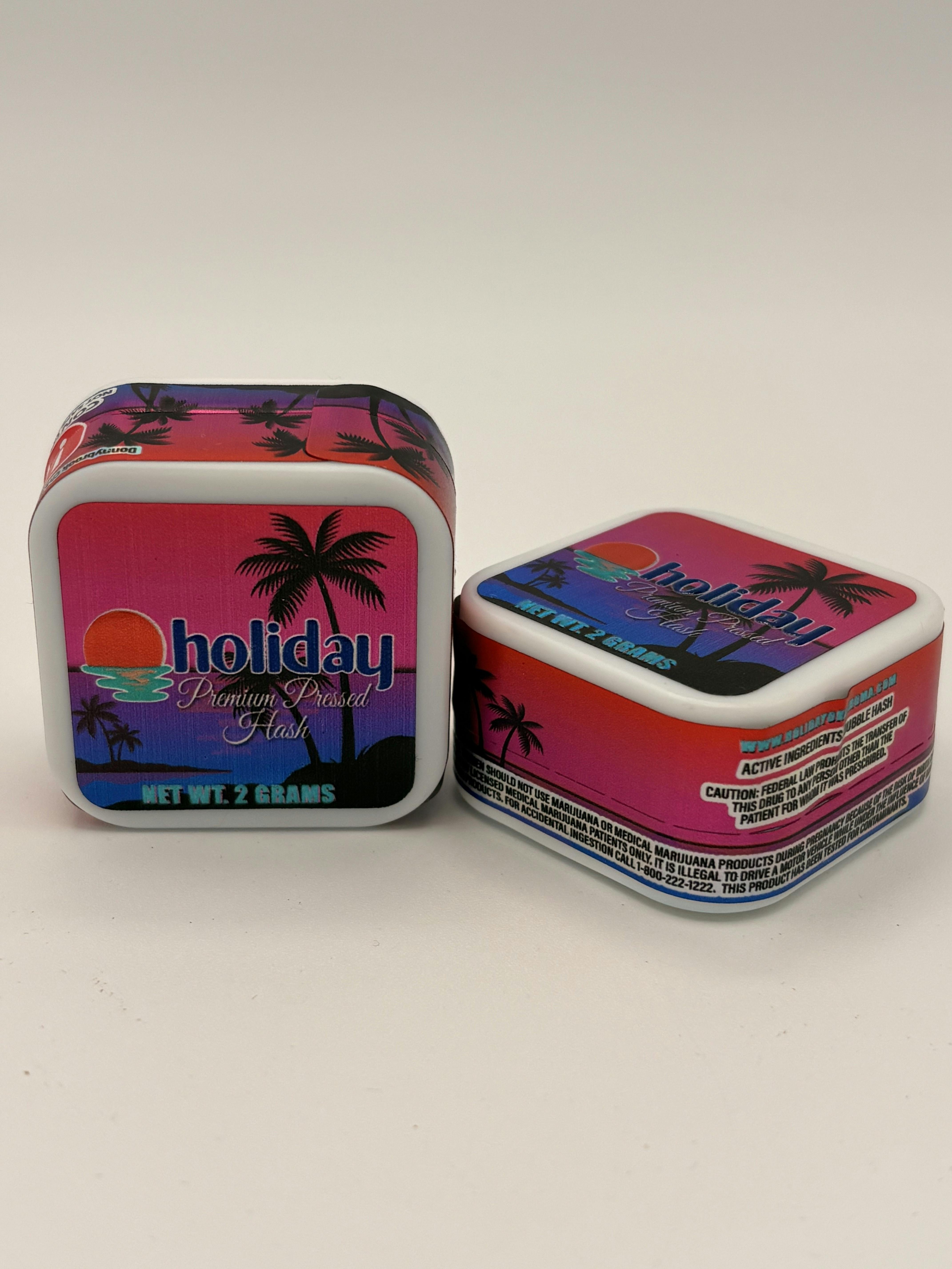 Holiday - Premium Pressed Hash 2G - Get Bak'd Especial - Hybrid