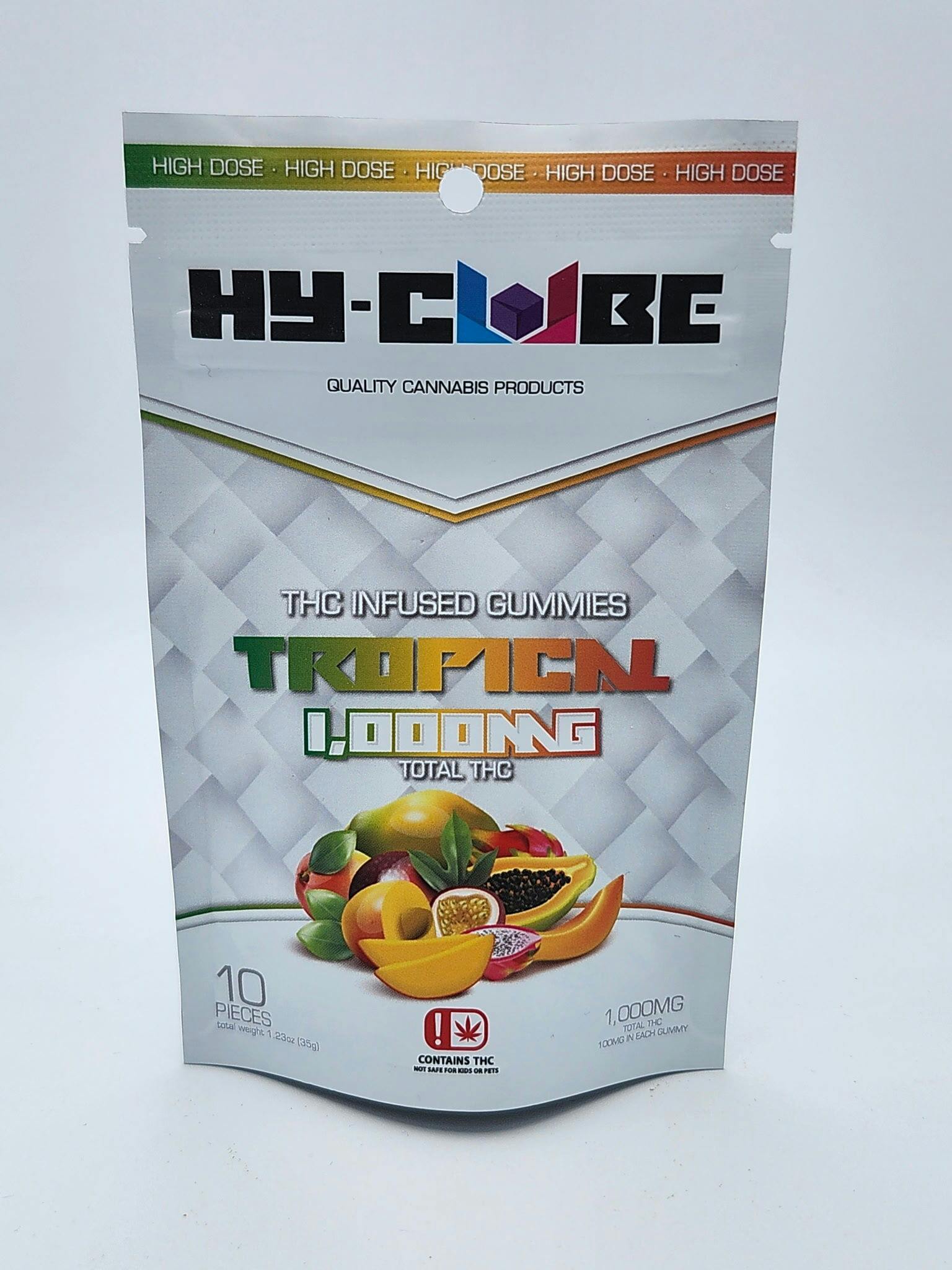 Hy-Cube 1000mg Gummies (Tropical)