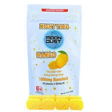 Moon Dust | Mango Night Time Nano Gummies | 1000mg | 20ct | 50mg/ea