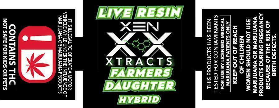 Xen Xtracts - 1G Dab - Farmer's Daughter - Hybrid
