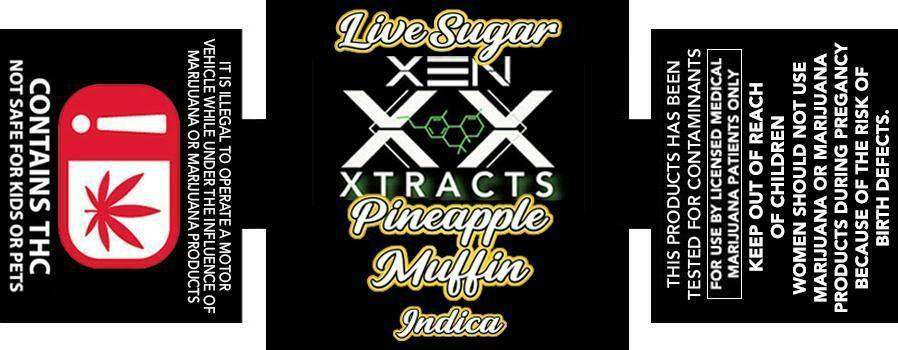 Xen Xtracts - 1G Dab - Pineapple Muffin - Indica