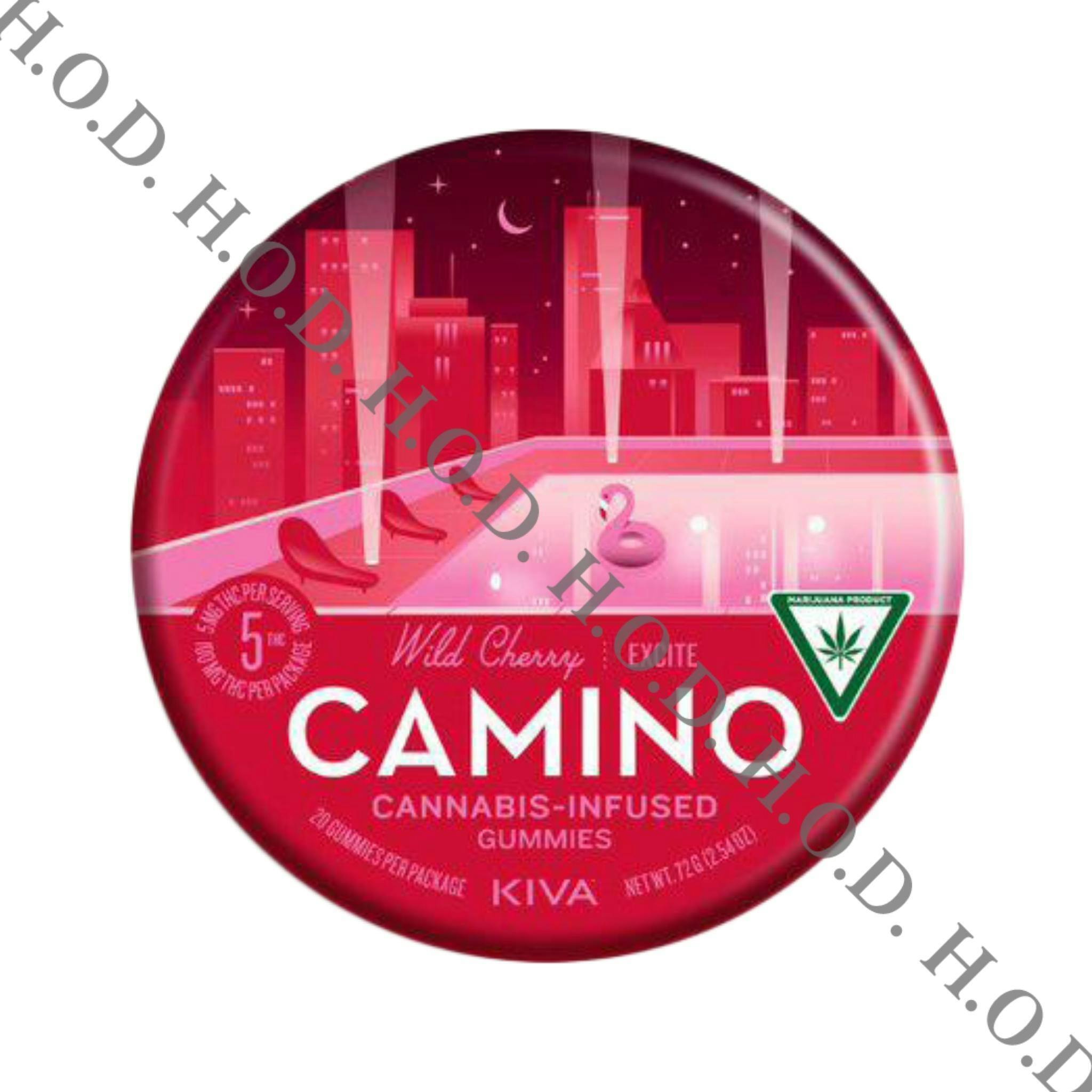 Camino Wild Cherry Gummies 4:1:1 THC/CBG/CBD 20mg/5mg