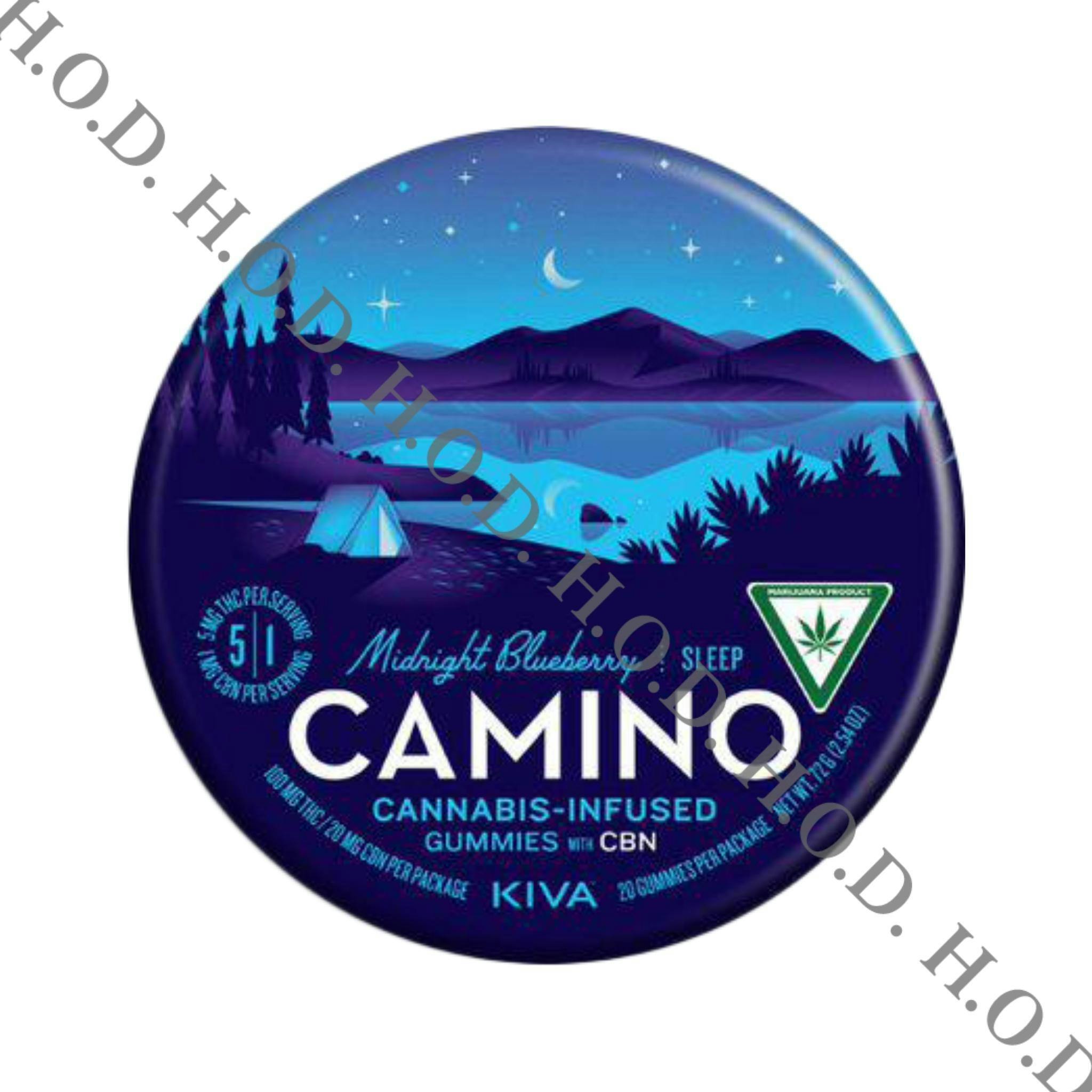 Camino Midnight Blueberry Sleep Gummies