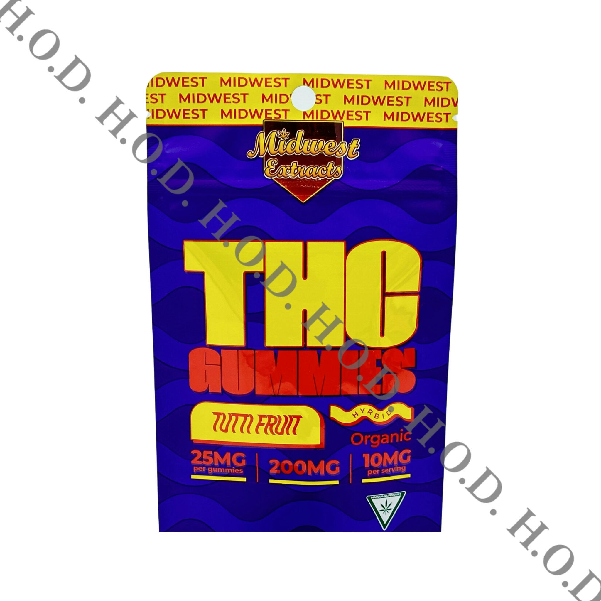 Midwest Extracts Tutti Fruit Gummies
