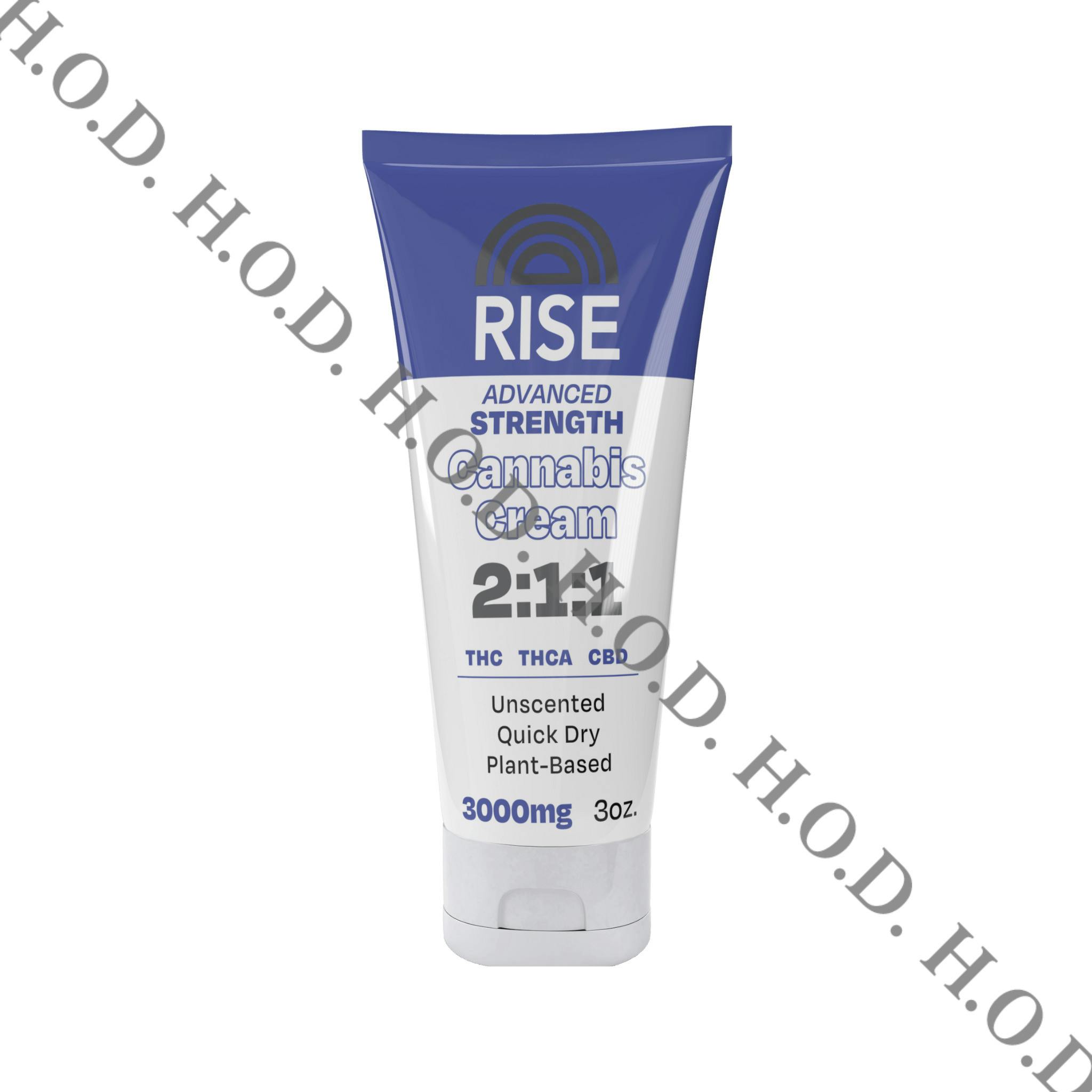 Rise Advanced Strength Cannabis Cream 2:1:1 THC/THCA/CBD
