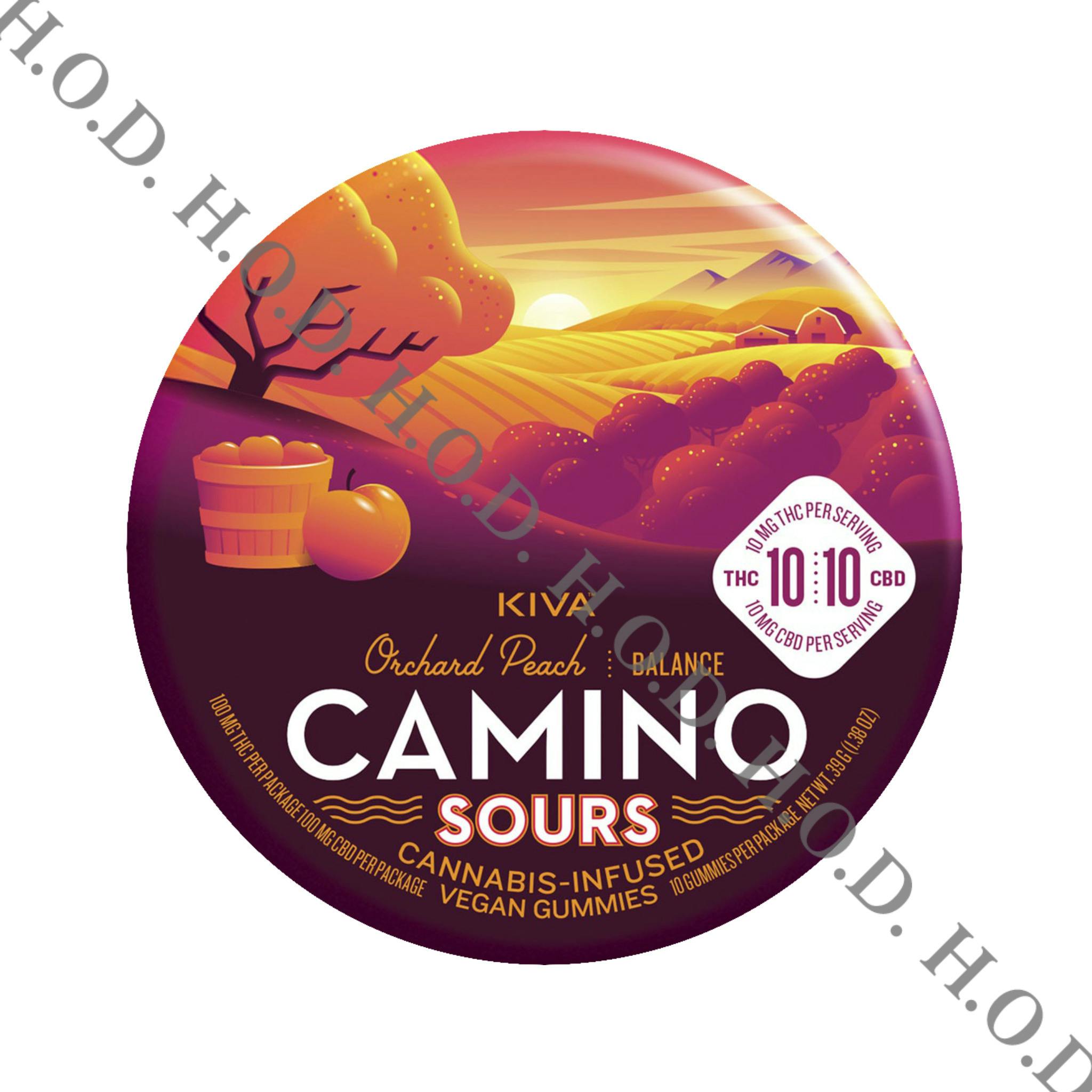 Camino Sour Orchard Peach Gummies 1:1 200mg