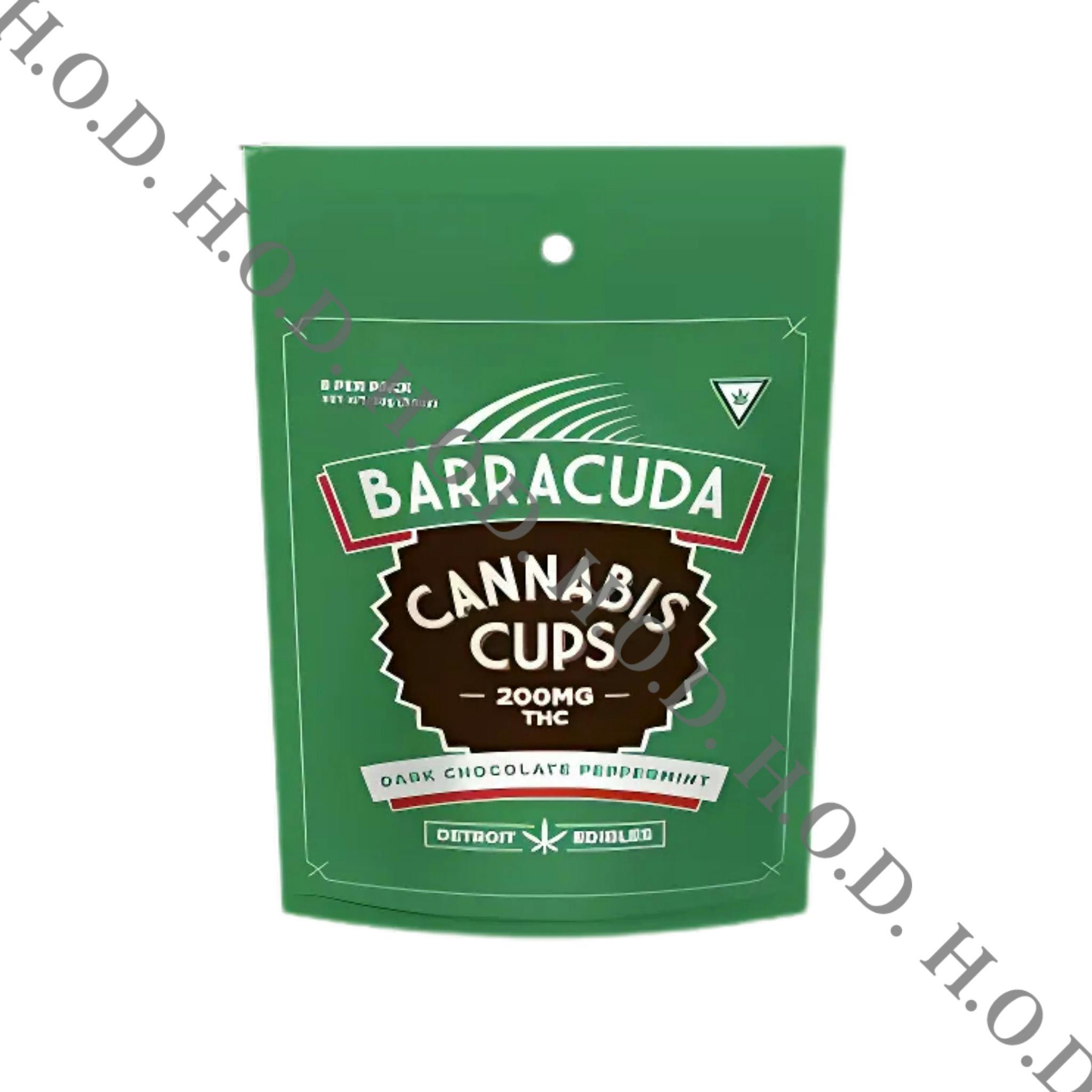 Detroit Edibles Milk Chocolate Peanut Butter Barracuda Cups THC/CBN 200mg