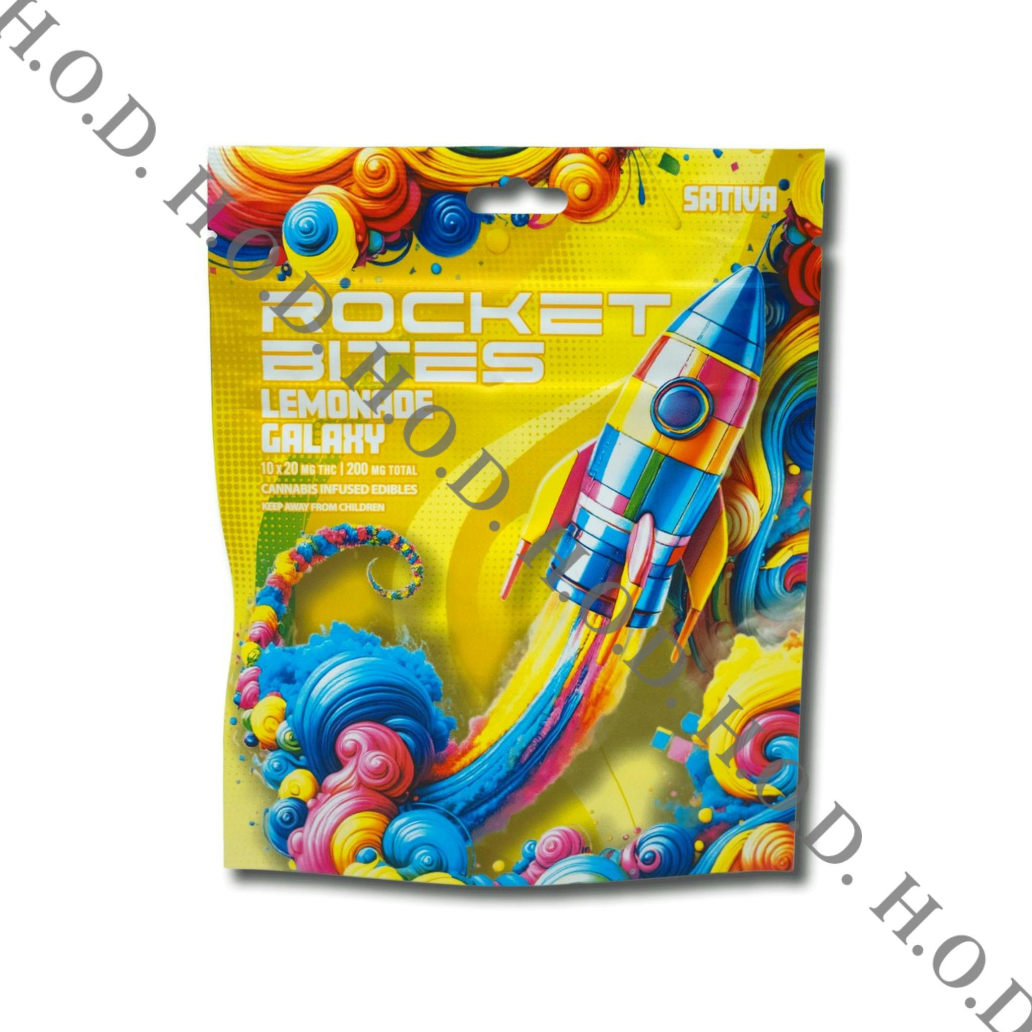 Rocket Bites Lemonade Galaxy Gummies
