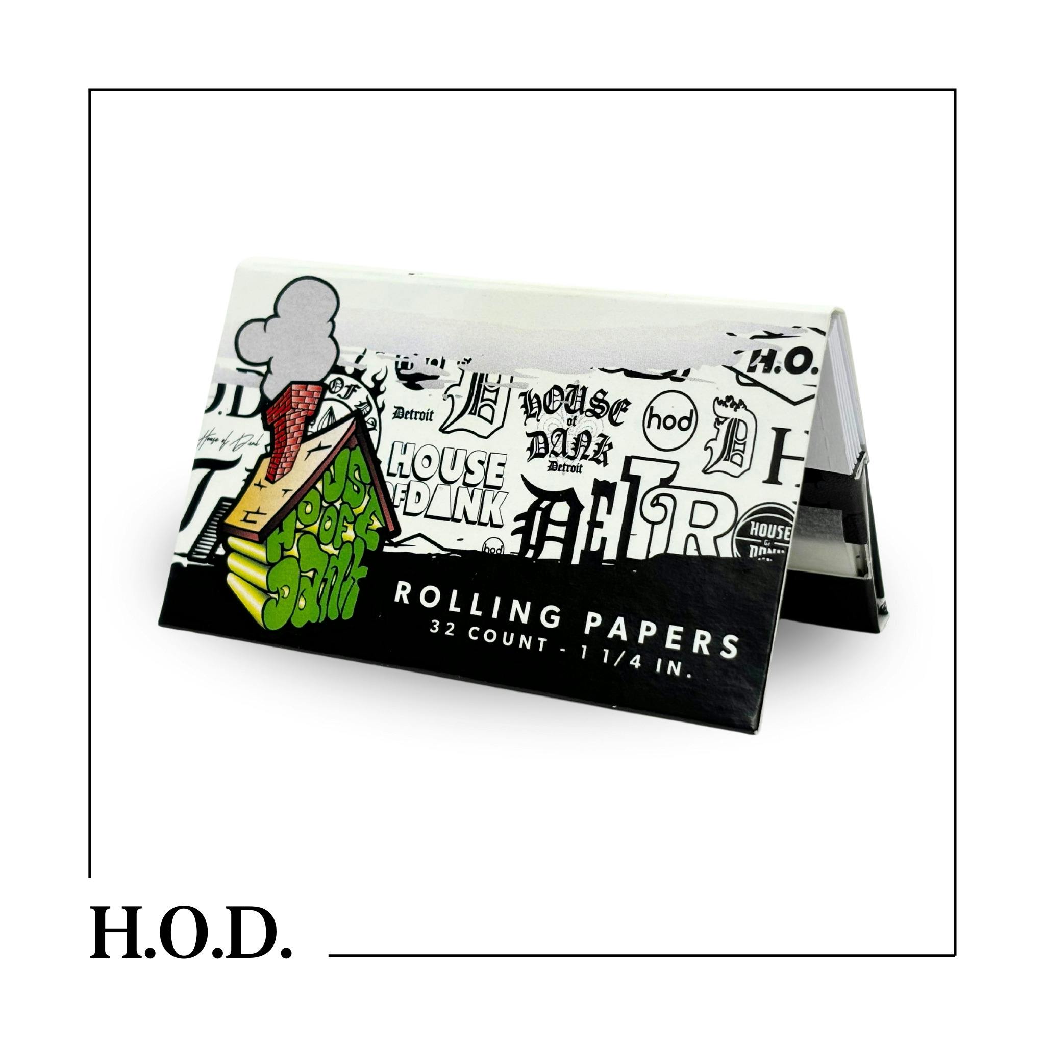 H.O.D. OG House Rolling Papers 1 1/4 & Tips