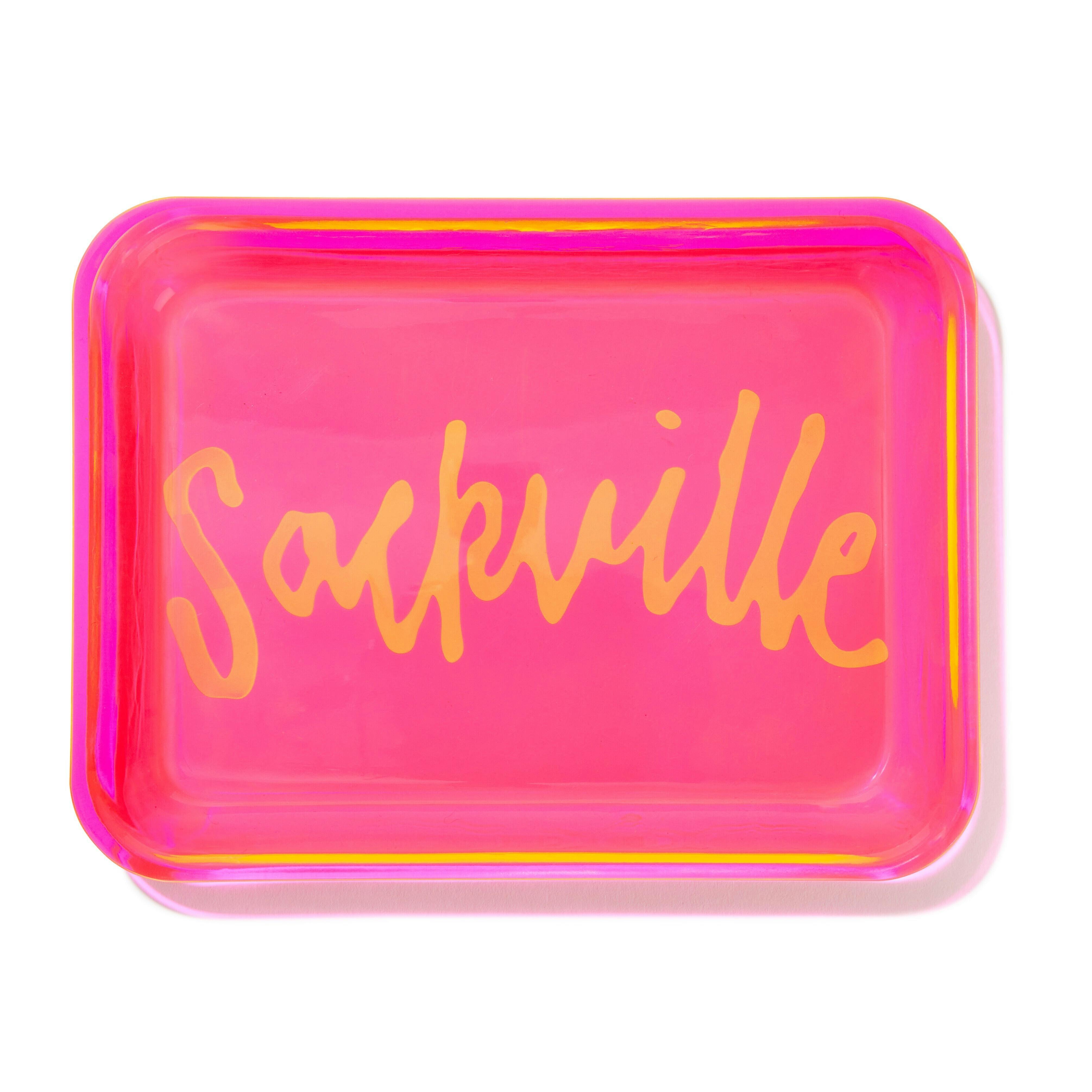 Sackville & Co Pink Jelly Rolling Tray