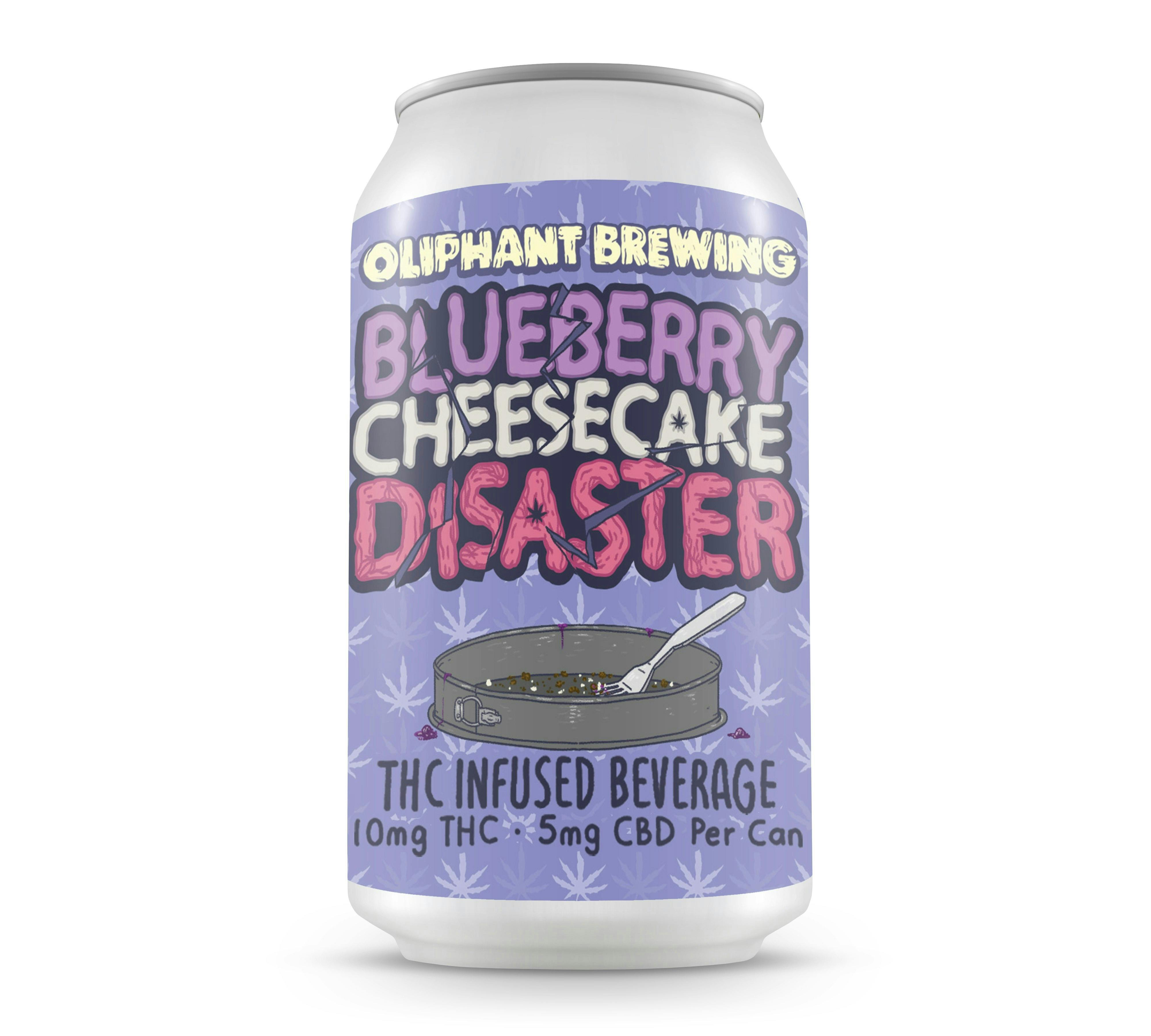 Oliphant Brewing - Blueberry Cheesecake Disaster - 10mg THC + 5mg CBD at Off the Path Cannabis Dispensary