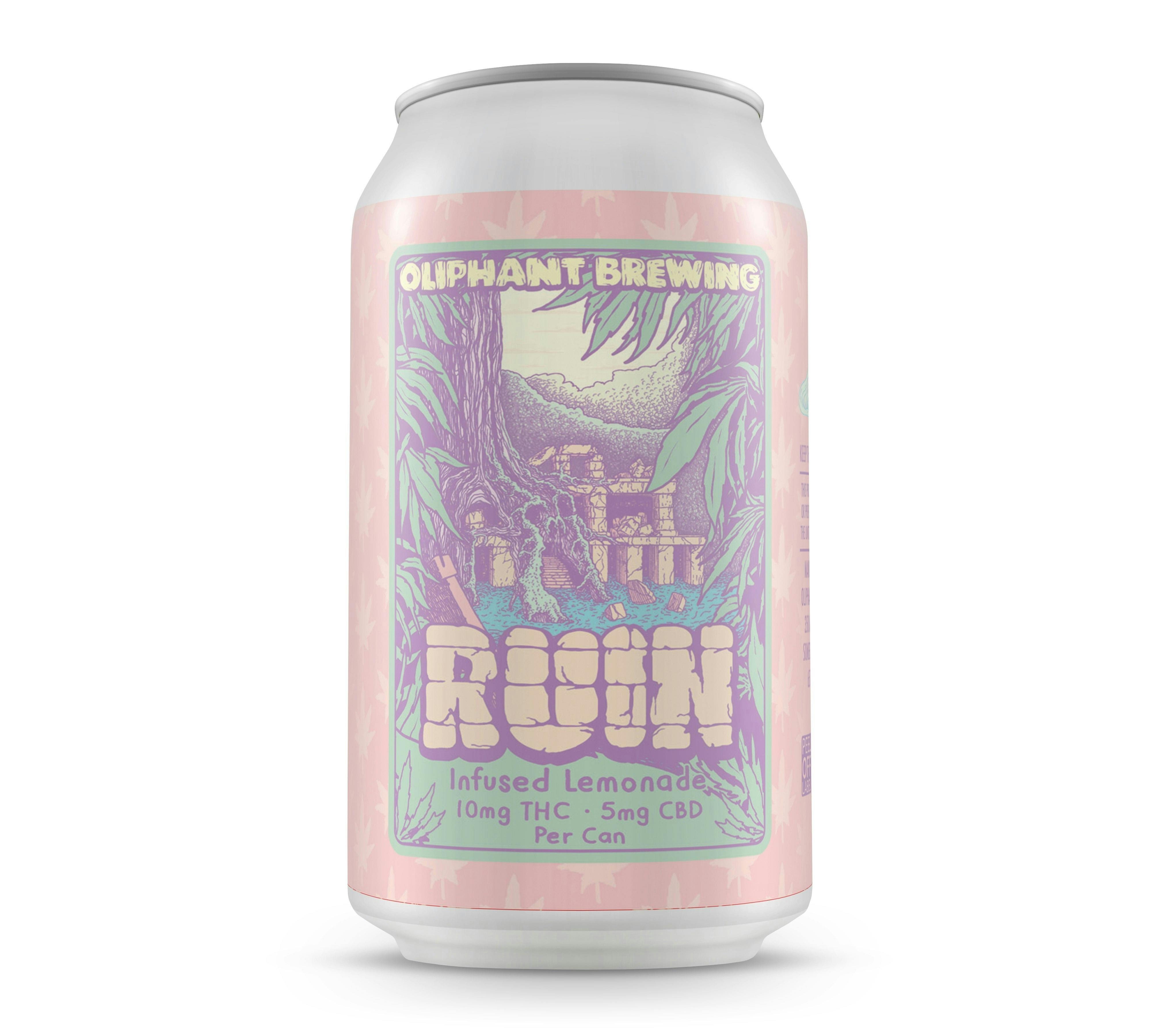 Oliphant Brewing - Ruin - 10mg THC + 5mg CBD at Off the Path Cannabis Dispensary