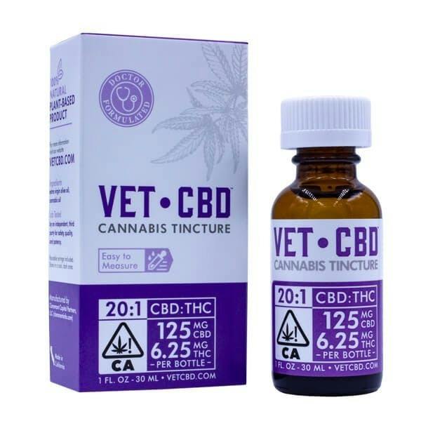 Vet CBD - Vet CBD Oil Tincture 20:1 - 125mg