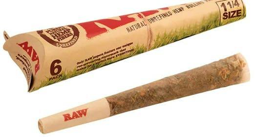Raw - Raw Cones - Black King 3pk