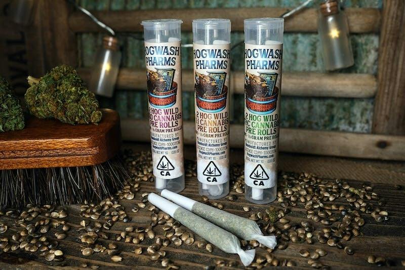 Hogwash Pharms - Hogwash Pharms THC Pre-Roll - Whitethorn Rose 2pk