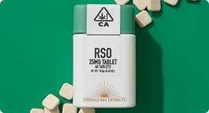 Emerald Bay Extracts - RSO THC 25mg Tablets - Sativa: Bolinas