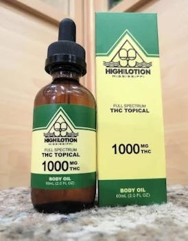 High Lotion - 1000mg Body Oil