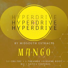 Hyperdrive 1:1 CBG/THC - Mango - 100mg