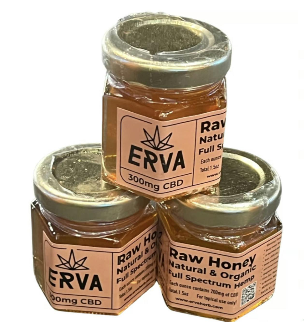 Full Spectrum Raw Honey 1.5oz (300mg CBD)
