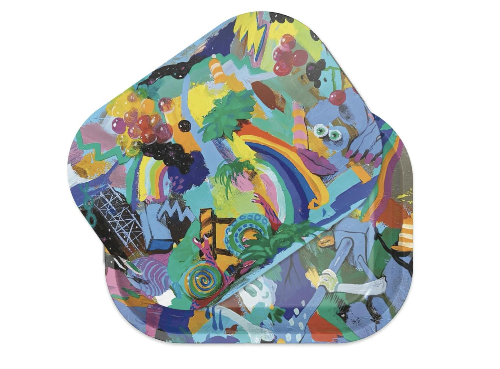 "Alltopia" Rolling Tray w/ Magnetic Cover - by Adam O'Day
