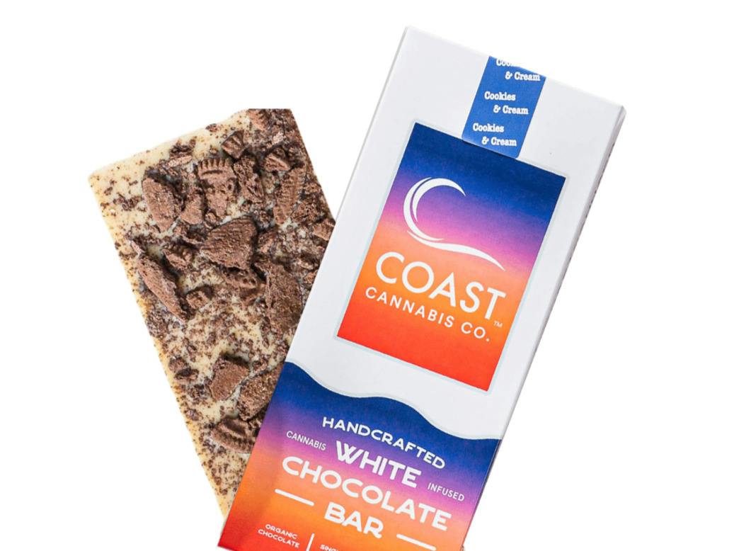 Cookies & Cream White Chocolate Bar 20pk (100mg)