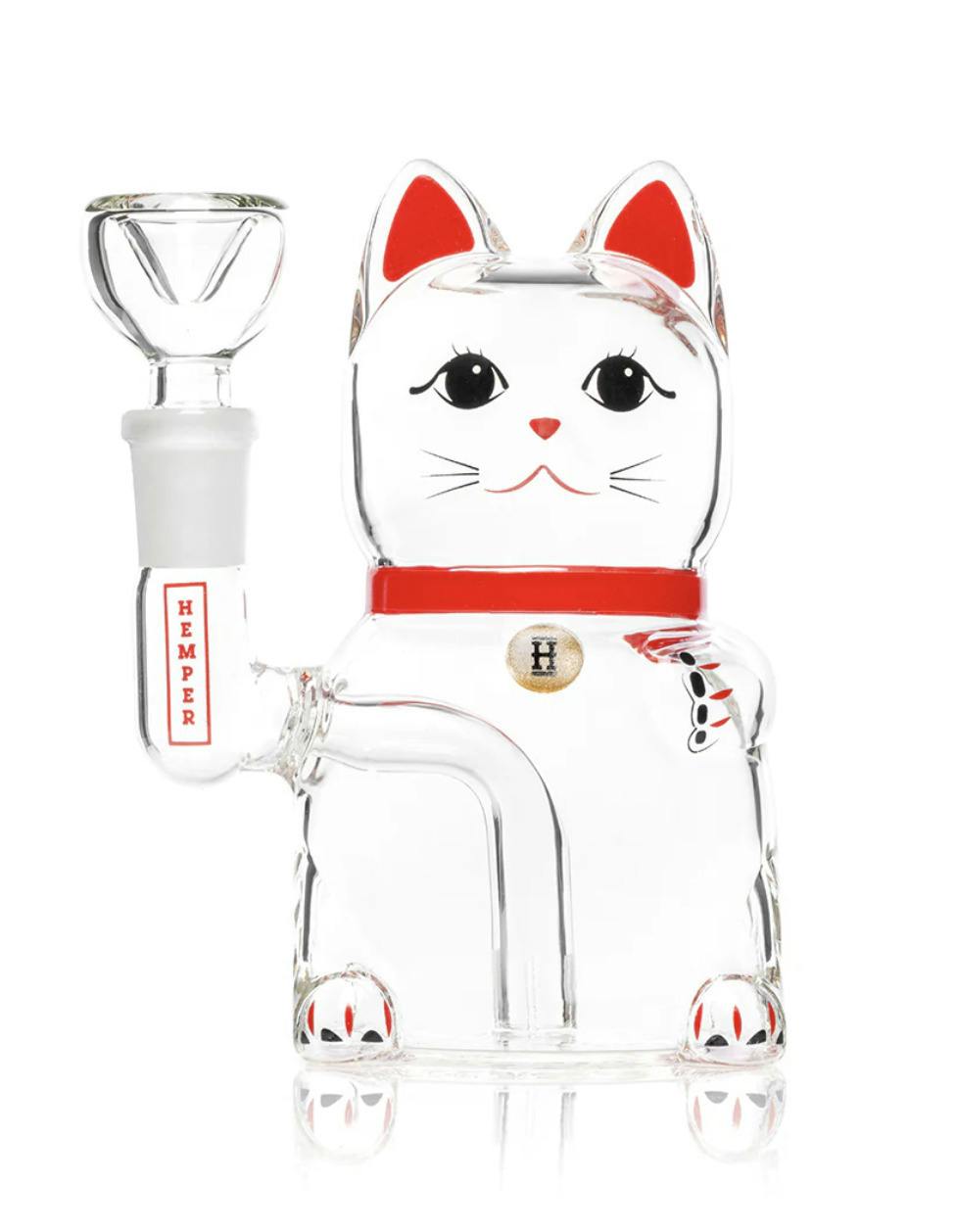 Lucky Money Cat Bong (5")