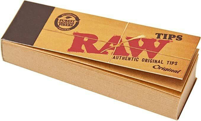 Raw Natural Paper Tips - 50 Pack
