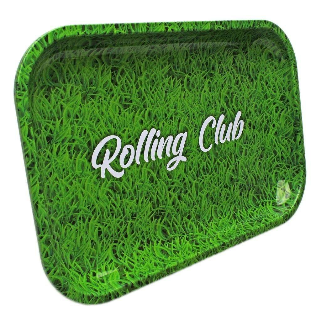 Metal Rolling Tray - Medium - Grass