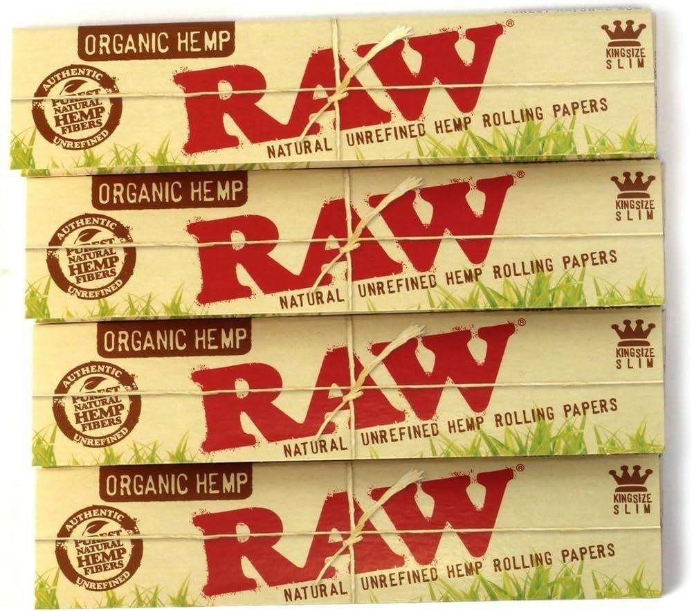 Smoke Accessories - Raw Organic Hemp King Size (SLIM)