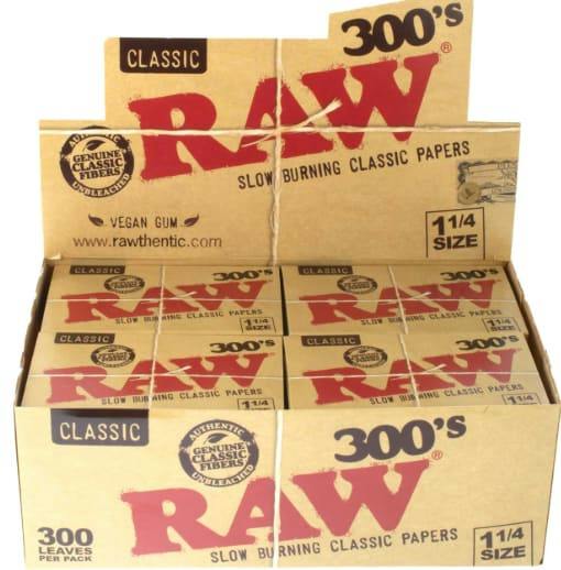 Raw rolling paper 1 1/4 300's