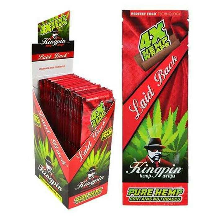 Kingpin Hemp Wraps Laid Black