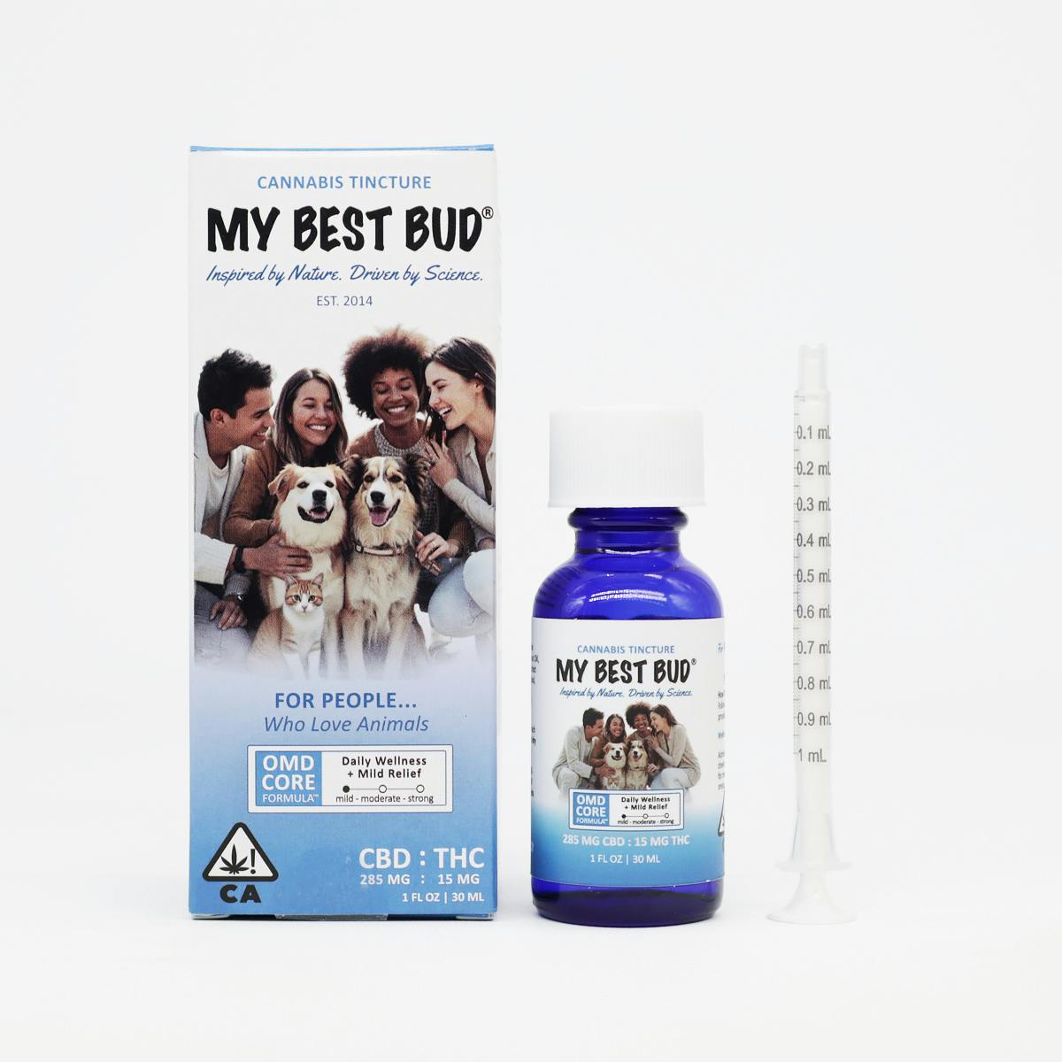 OMD Core 240mg CBD:60mg THC 1 fl oz