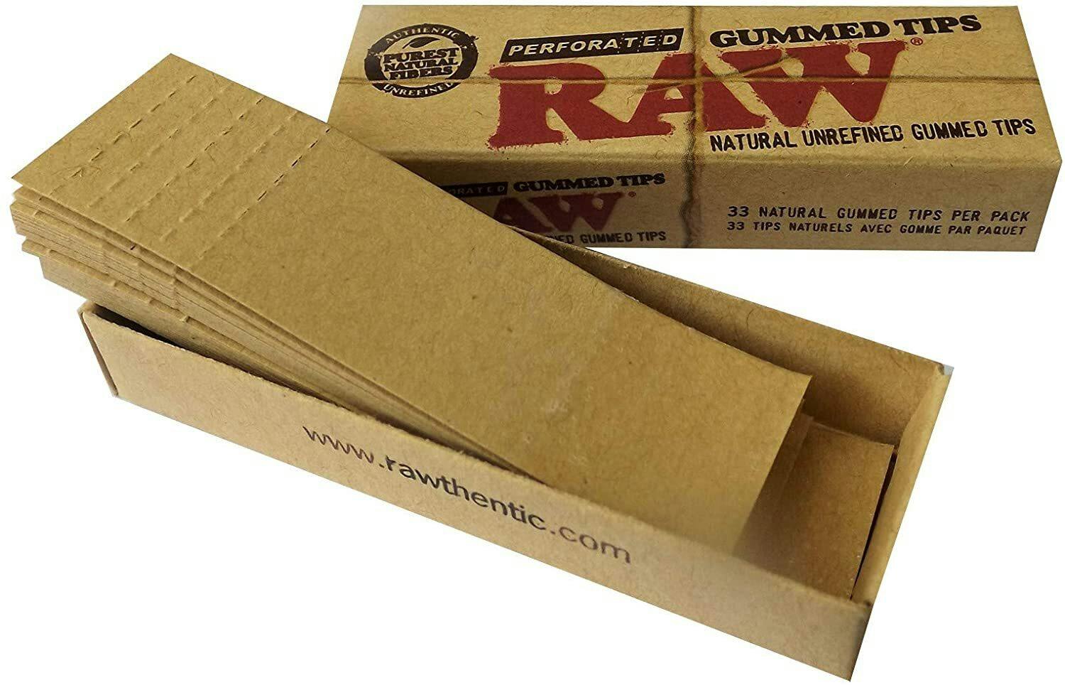 RAW - Perforated Gummed Tips