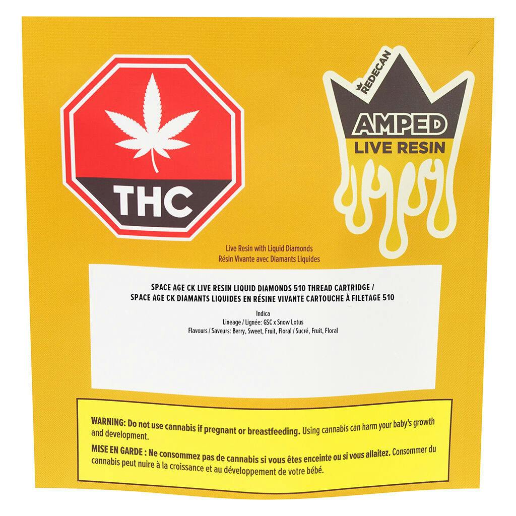 Redecan - Amped Live Resin Space Age CK 510 Thread Cartridge - 1g