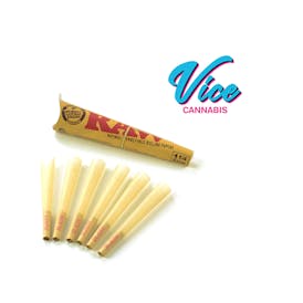 RAW Organic Cones 1 1/4 - 6pk