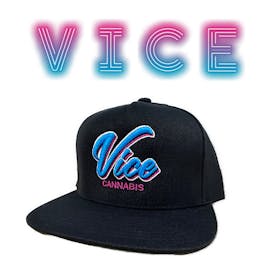 Vice Flat Brim Hat - Black