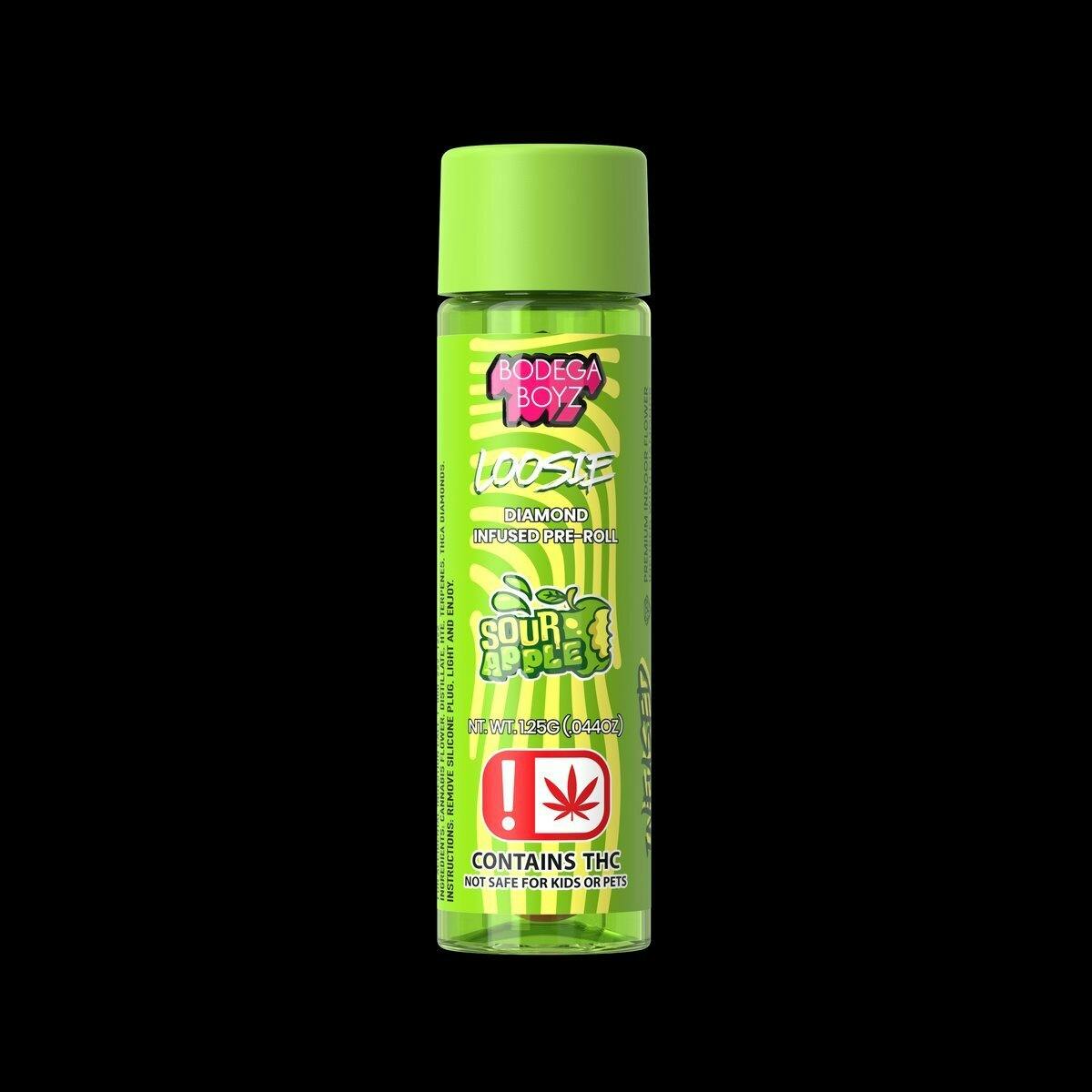 Bodega Boyz - Sour Apple - 1.25g Diamond Infused Pre Roll
