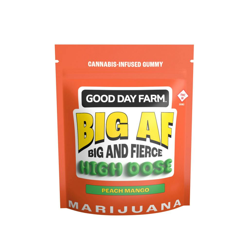 GDF: Big AF Gummies | Peach Mango | 500mg | 1pk
