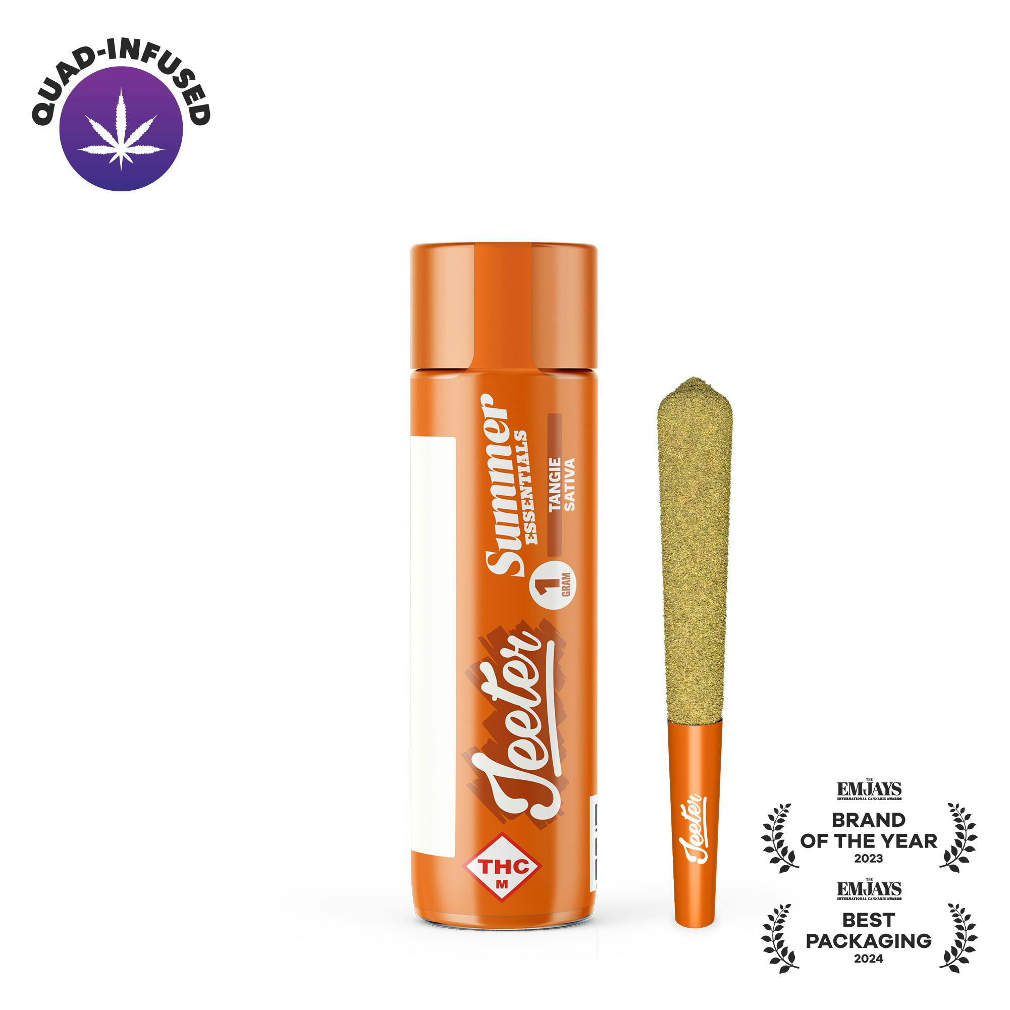 Jeeter: Quad Infused Pre-Roll | Tangie